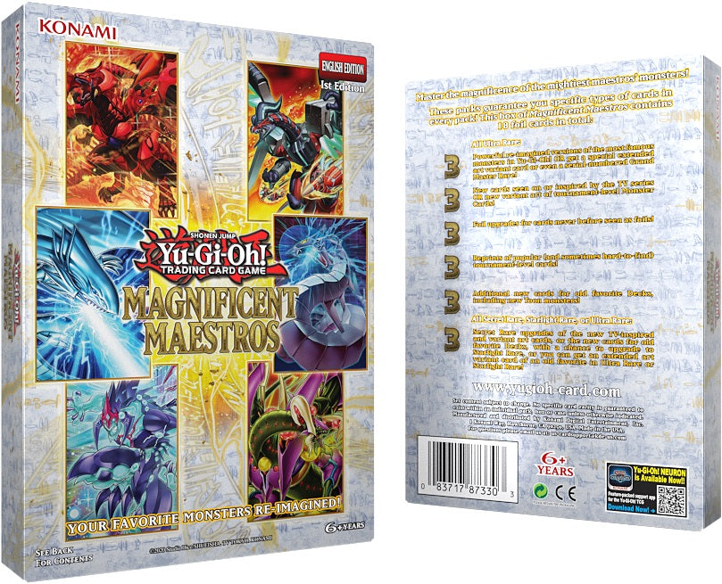 [Available Soon] Yu-Gi-Oh! TCG - Magnificent Maestro (Cardboard Tuckbox)